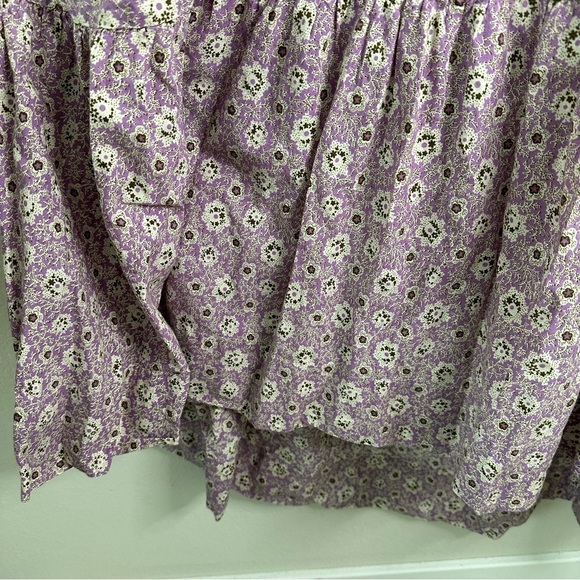 SEA NEW YORK Ida Apron Lilac Midi Dress SZ S - Picture 7 of 10